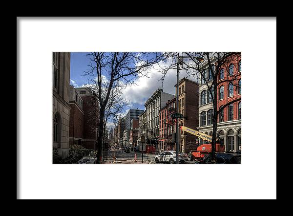 Panorama 3607 200 Block of Chestnut Street - Framed Print