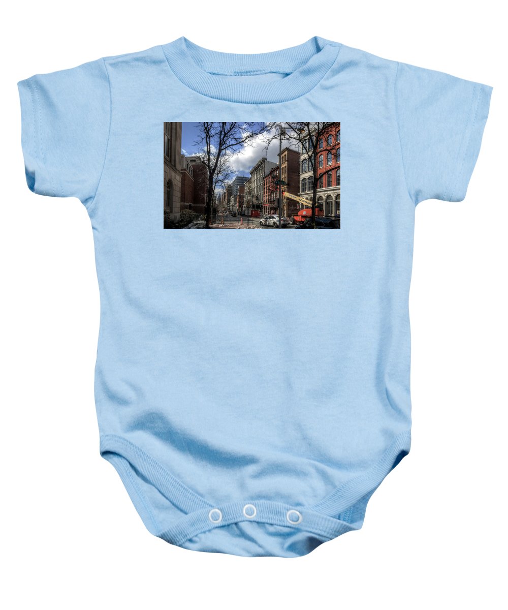 Panorama 3607 200 Block of Chestnut Street - Baby Onesie
