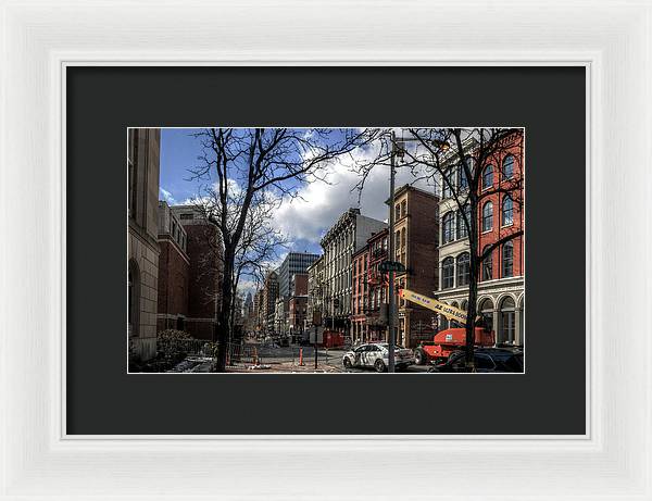 Panorama 3607 200 Block of Chestnut Street - Framed Print