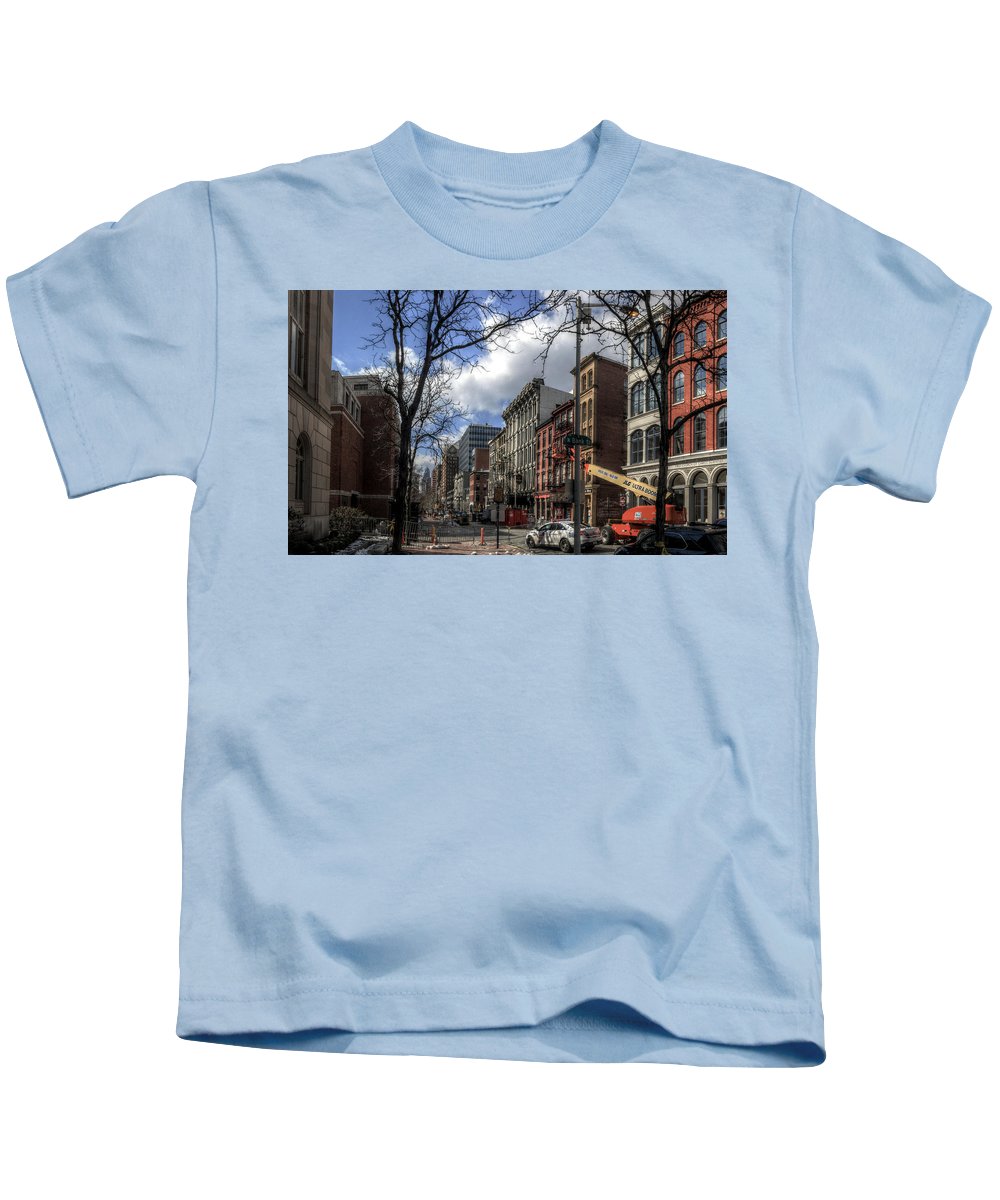Panorama 3607 200 Block of Chestnut Street - Kids T-Shirt