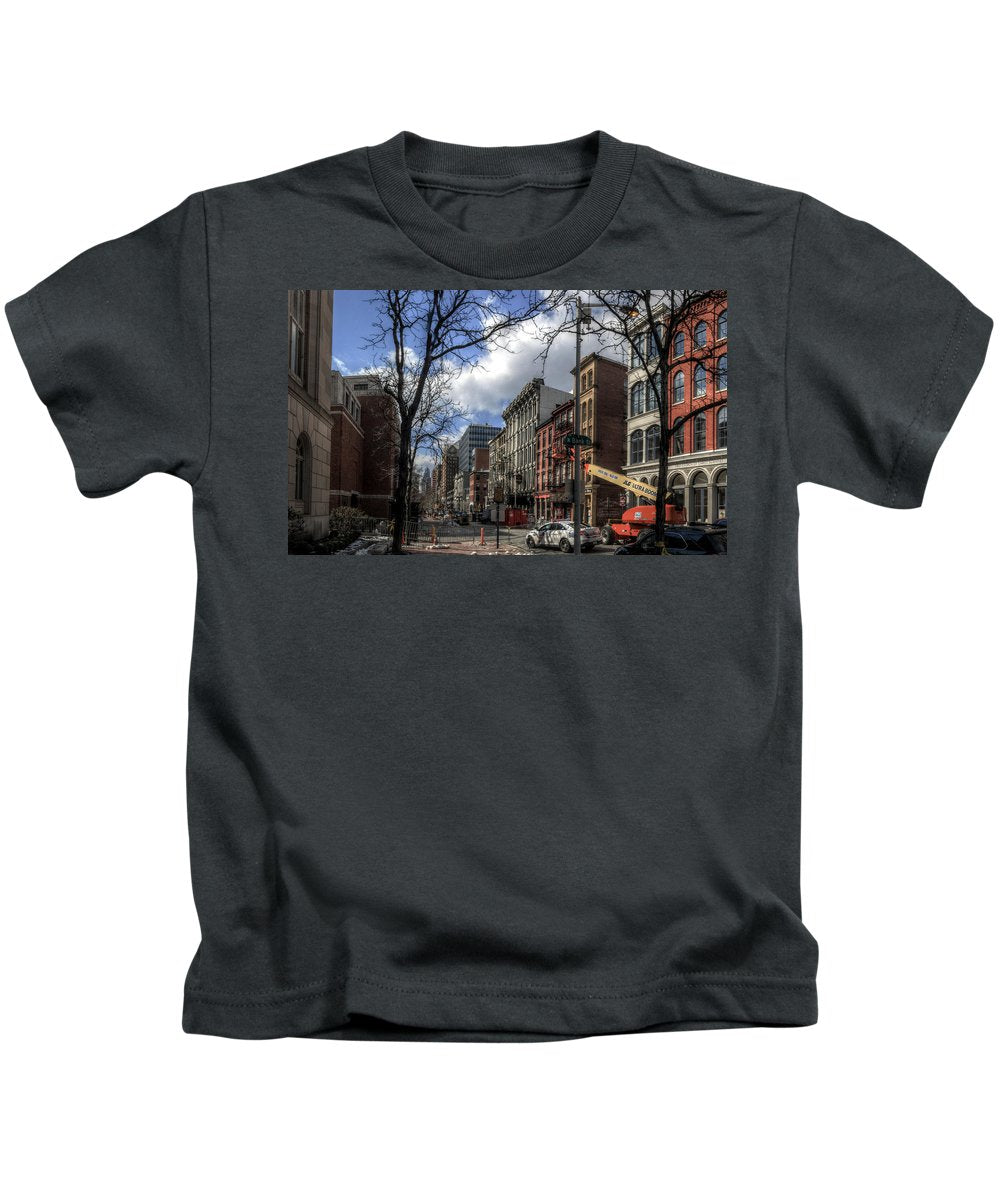 Panorama 3607 200 Block of Chestnut Street - Kids T-Shirt