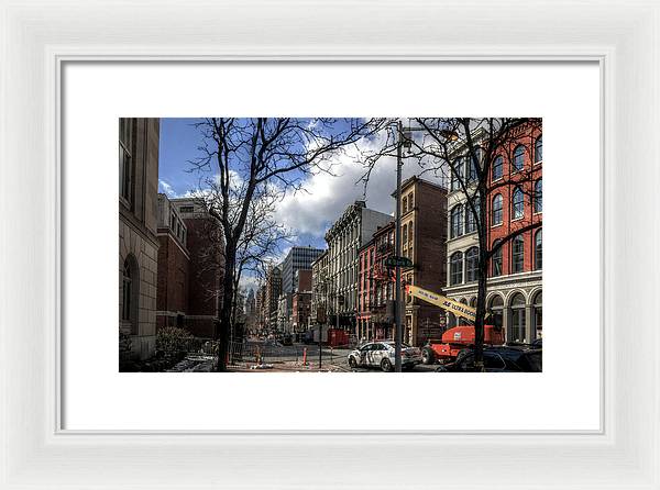 Panorama 3607 200 Block of Chestnut Street - Framed Print