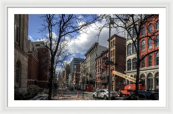 Panorama 3607 200 Block of Chestnut Street - Framed Print