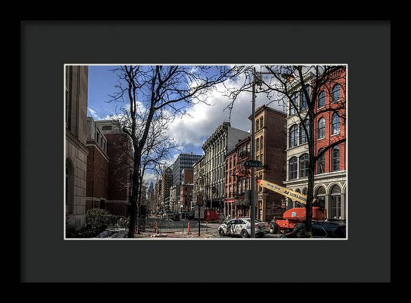 Panorama 3607 200 Block of Chestnut Street - Framed Print
