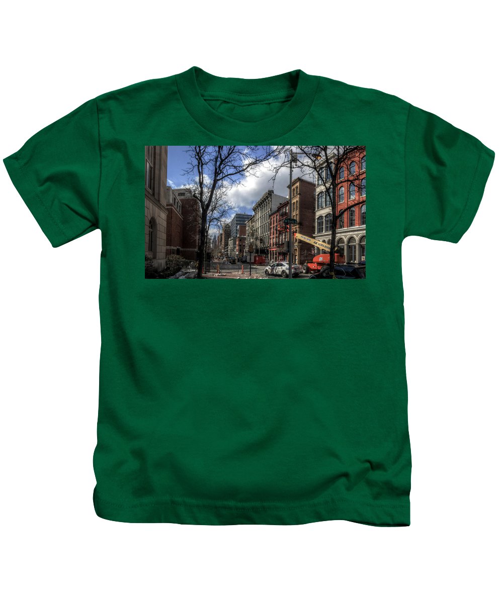Panorama 3607 200 Block of Chestnut Street - Kids T-Shirt