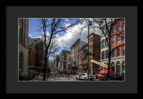 Panorama 3607 200 Block of Chestnut Street - Framed Print