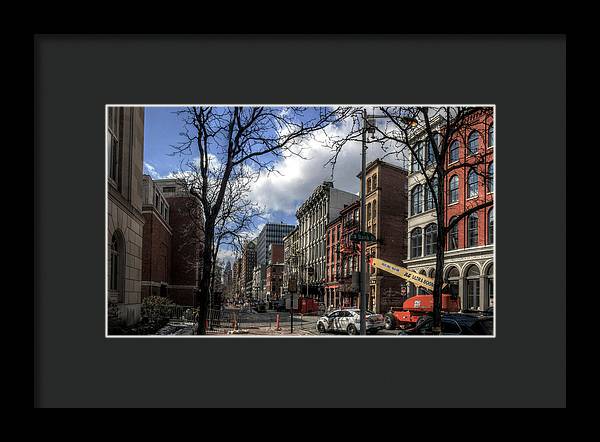 Panorama 3607 200 Block of Chestnut Street - Framed Print