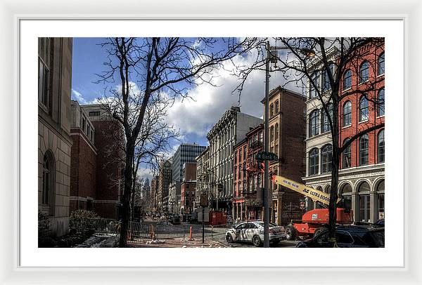 Panorama 3607 200 Block of Chestnut Street - Framed Print