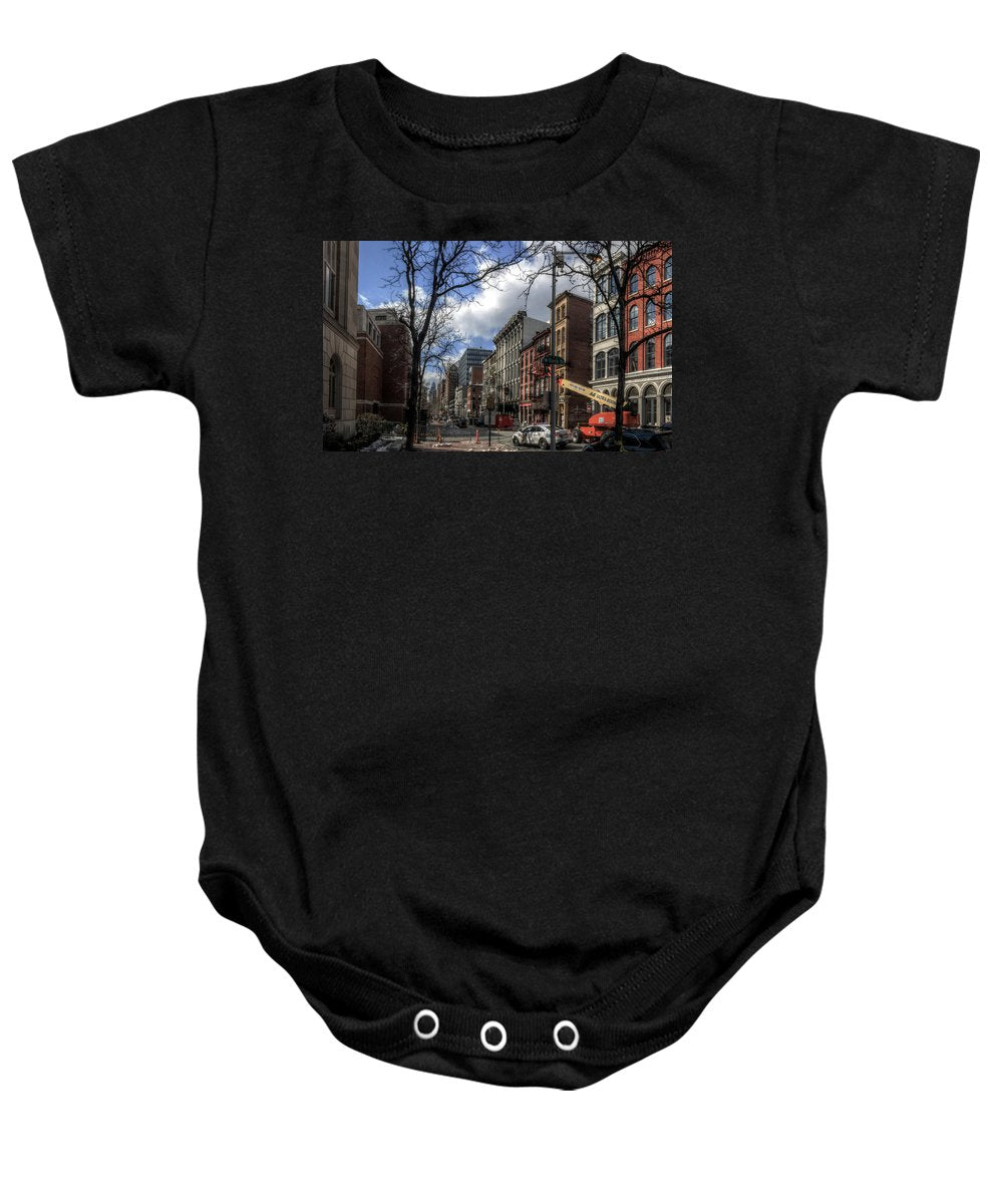 Panorama 3607 200 Block of Chestnut Street - Baby Onesie