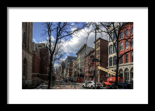 Panorama 3607 200 Block of Chestnut Street - Framed Print