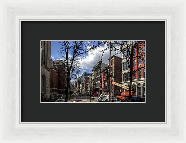 Panorama 3607 200 Block of Chestnut Street - Framed Print