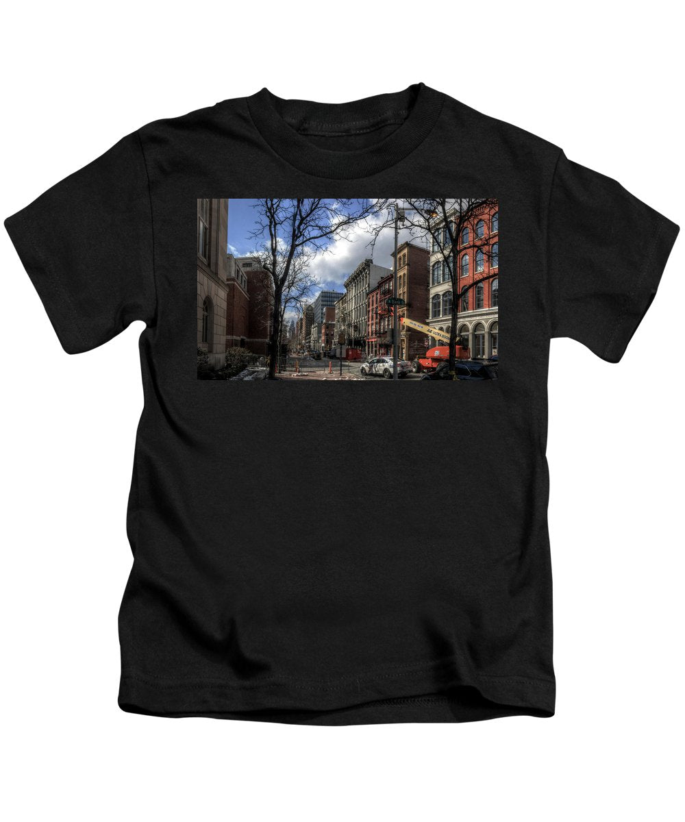 Panorama 3607 200 Block of Chestnut Street - Kids T-Shirt