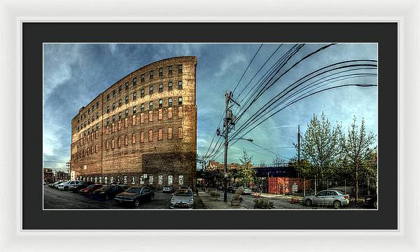 Panorama 3640 Haverford Cycle Company - Framed Print