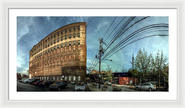 Panorama 3640 Haverford Cycle Company - Framed Print