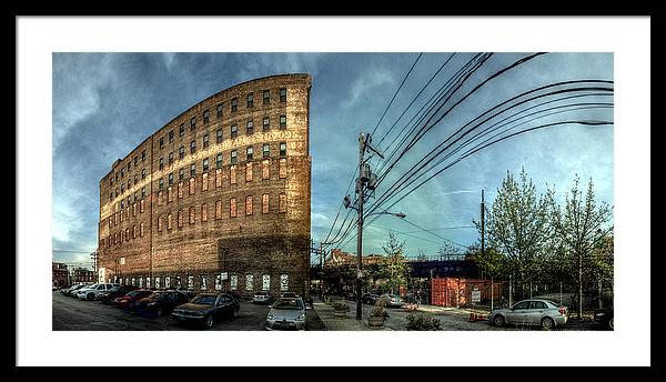 Panorama 3640 Haverford Cycle Company - Framed Print