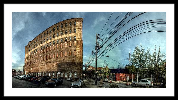 Panorama 3640 Haverford Cycle Company - Framed Print