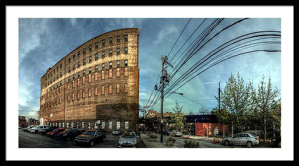 Panorama 3640 Haverford Cycle Company - Framed Print