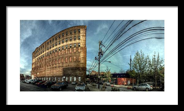Panorama 3640 Haverford Cycle Company - Framed Print