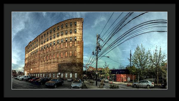 Panorama 3640 Haverford Cycle Company - Framed Print