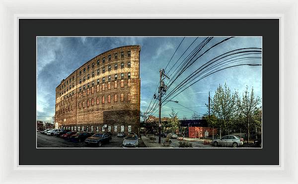 Panorama 3640 Haverford Cycle Company - Framed Print