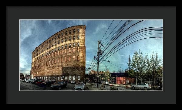 Panorama 3640 Haverford Cycle Company - Framed Print