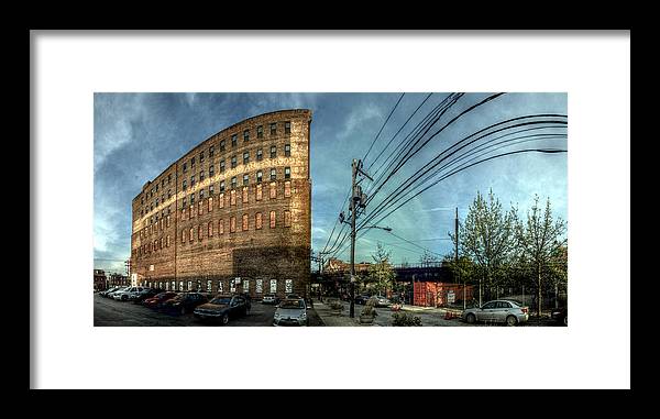 Panorama 3640 Haverford Cycle Company - Framed Print