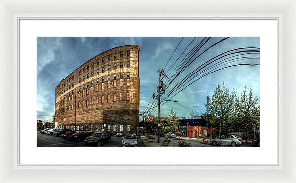 Panorama 3640 Haverford Cycle Company - Framed Print