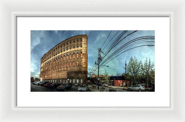 Panorama 3640 Haverford Cycle Company - Framed Print
