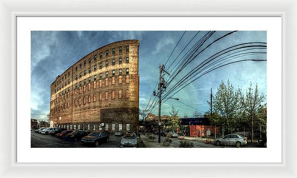 Panorama 3640 Haverford Cycle Company - Framed Print