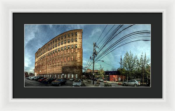 Panorama 3640 Haverford Cycle Company - Framed Print