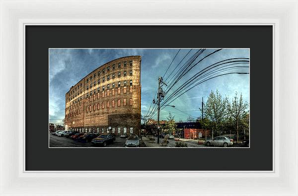 Panorama 3640 Haverford Cycle Company - Framed Print