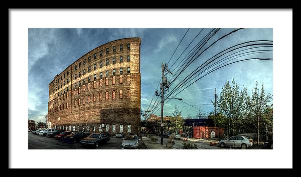 Panorama 3640 Haverford Cycle Company - Framed Print