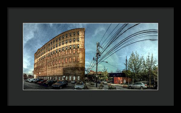 Panorama 3640 Haverford Cycle Company - Framed Print