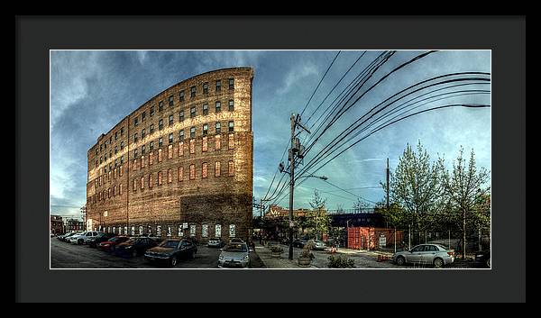 Panorama 3640 Haverford Cycle Company - Framed Print