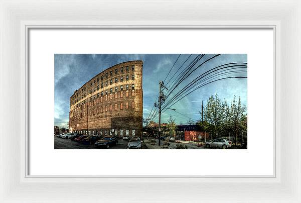 Panorama 3640 Haverford Cycle Company - Framed Print