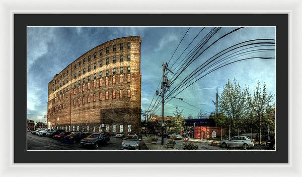 Panorama 3640 Haverford Cycle Company - Framed Print