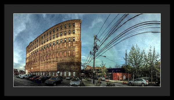 Panorama 3640 Haverford Cycle Company - Framed Print