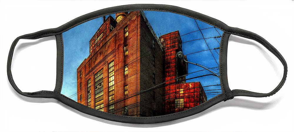 Panorama 3647 Willow Street Steam Plant - Face Mask