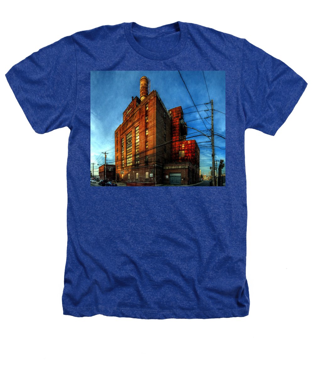 Panorama 3647 Willow Street Steam Plant - Heathers T-Shirt