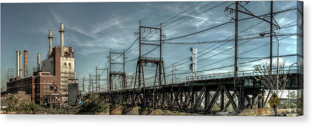 Panorama 4018 West Philadelphia Elevated Branch - Canvas Print