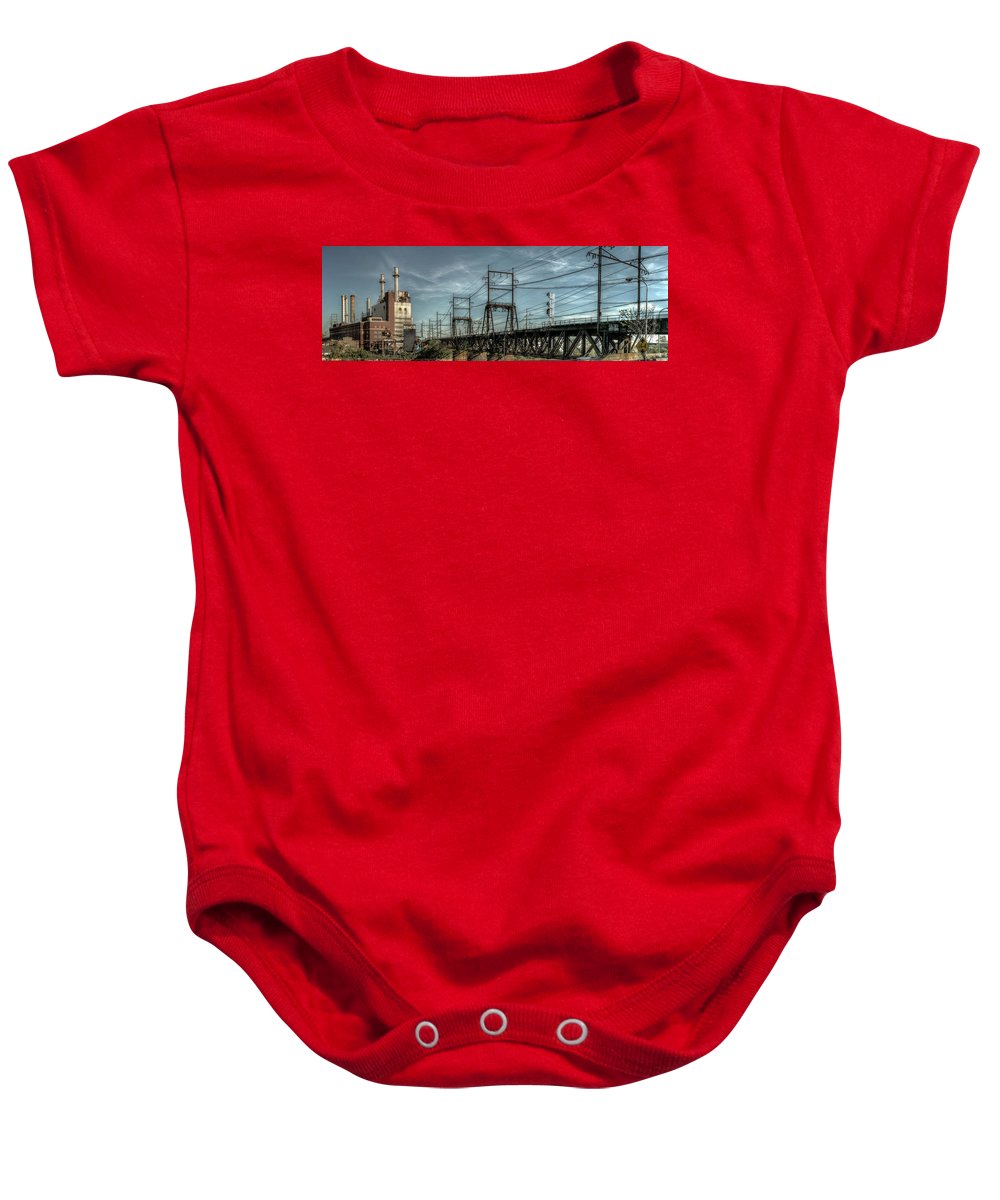 Panorama 4018 West Philadelphia Elevated Branch - Baby Onesie