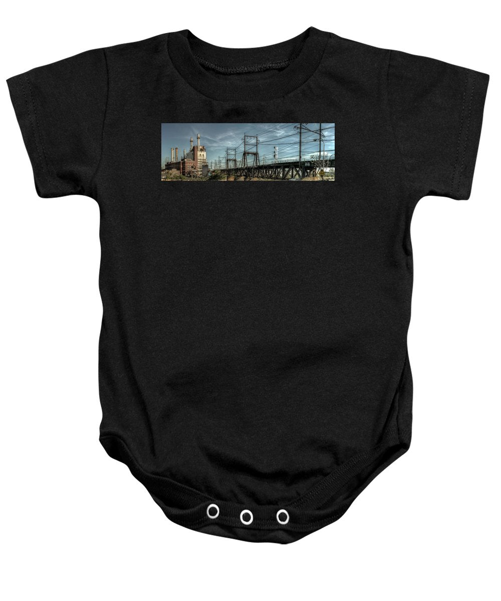 Panorama 4018 West Philadelphia Elevated Branch - Baby Onesie