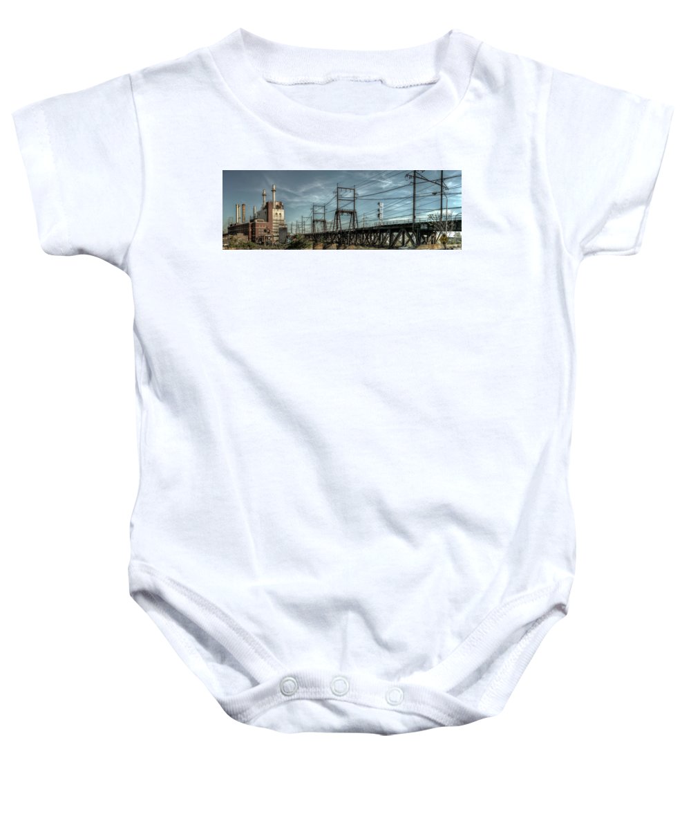 Panorama 4018 West Philadelphia Elevated Branch - Baby Onesie