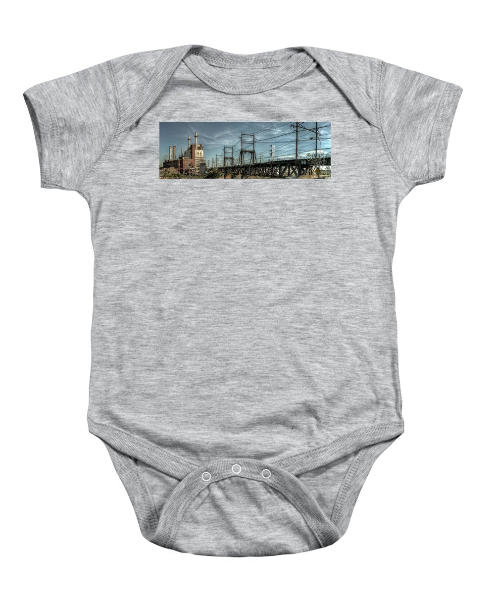 Panorama 4018 West Philadelphia Elevated Branch - Baby Onesie