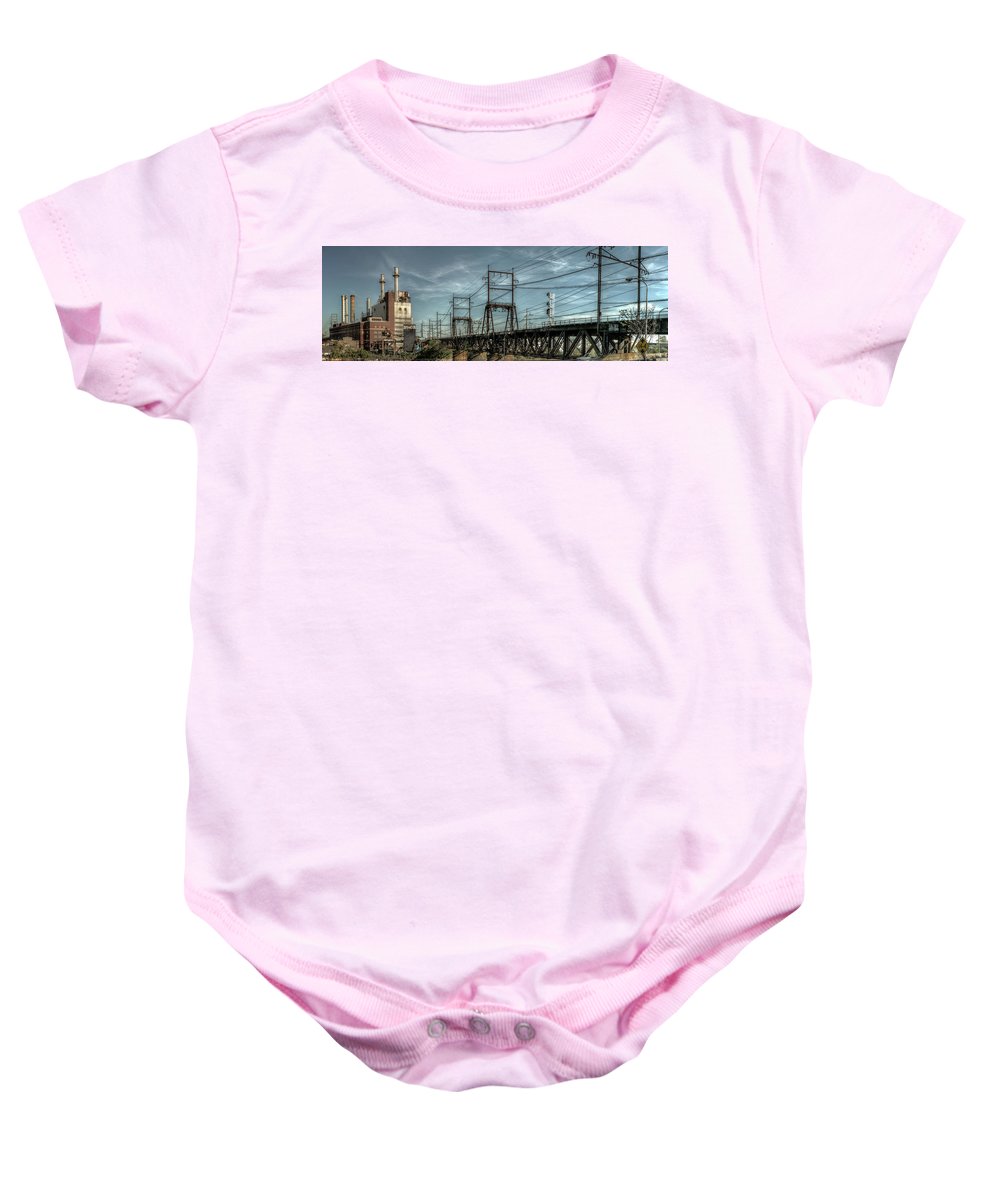 Panorama 4018 West Philadelphia Elevated Branch - Baby Onesie