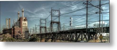 Panorama 4018 West Philadelphia Elevated Branch - Metal Print