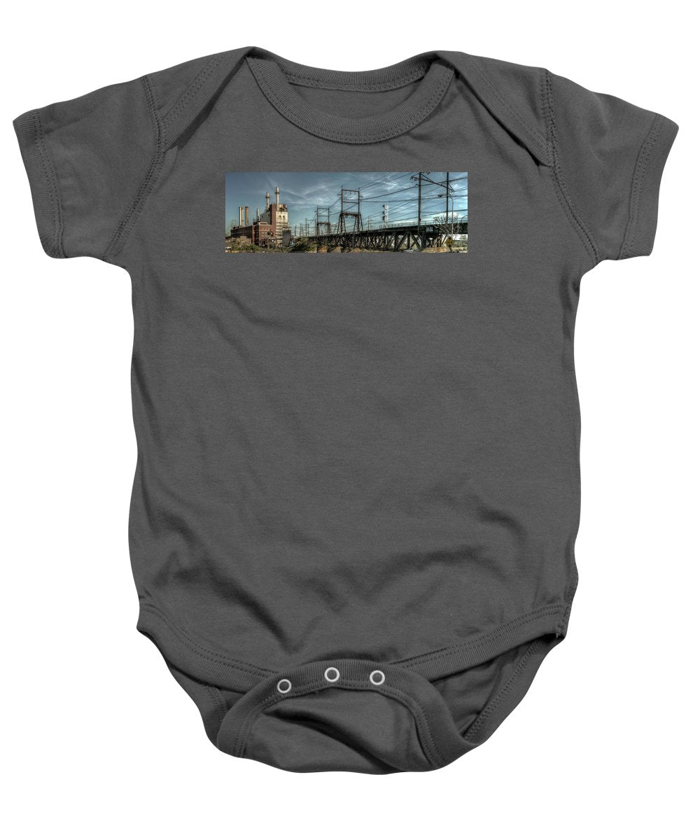 Panorama 4018 West Philadelphia Elevated Branch - Baby Onesie