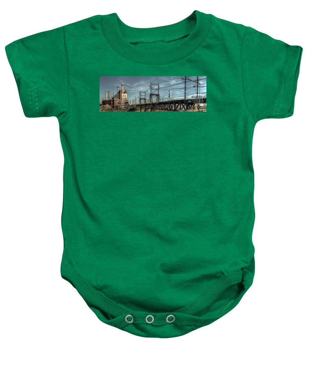 Panorama 4018 West Philadelphia Elevated Branch - Baby Onesie