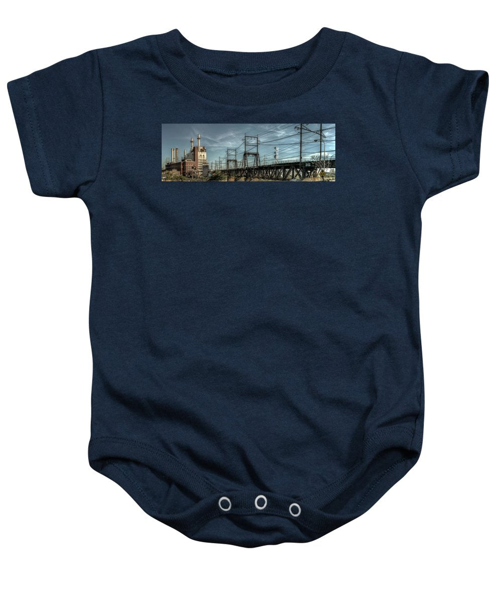 Panorama 4018 West Philadelphia Elevated Branch - Baby Onesie