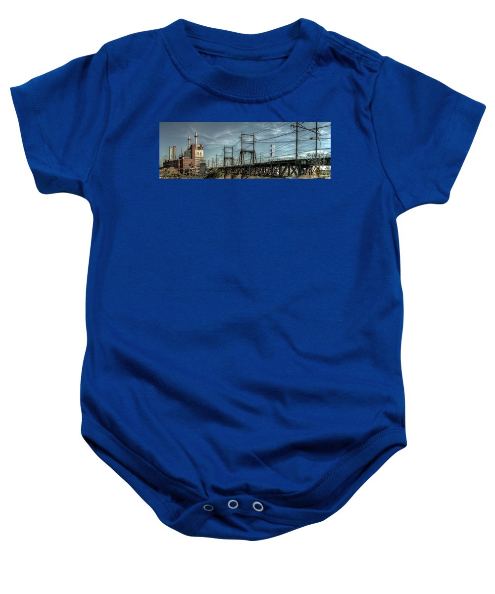 Panorama 4018 West Philadelphia Elevated Branch - Baby Onesie